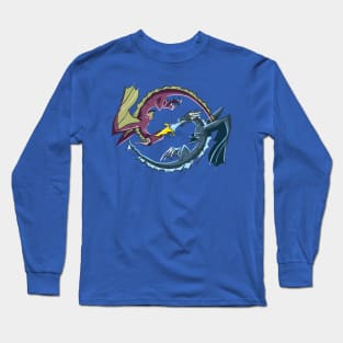 Duality Dragon Fight Long Sleeve T-Shirt